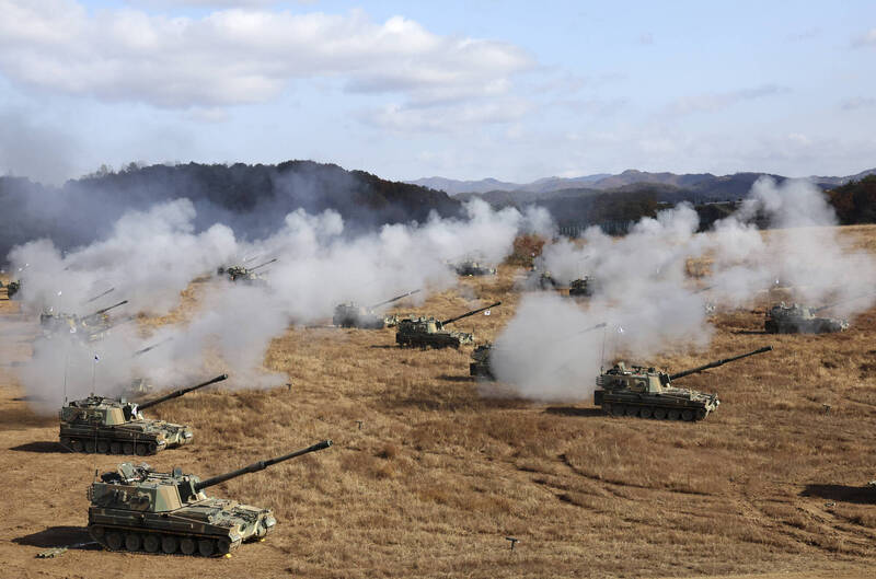 PLAY948-資訊情報-出動5400人、300門火砲 美韓聯合軍演防北韓「哈瑪斯式」突襲