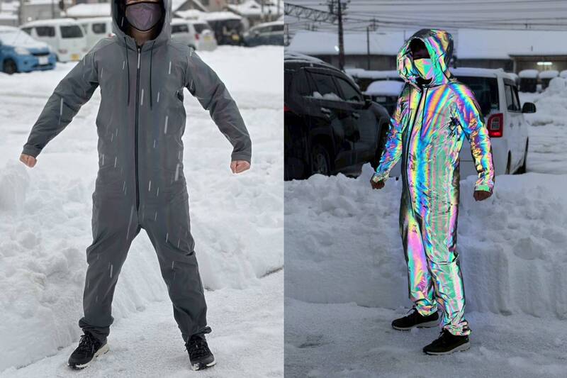 PLAY948-熱門新聞-穿上秒變賽博龐克！日本推超狂「七彩反光戰服」雪地爆紅，不只保命更像電影特效，網瘋搶：太科幻了！